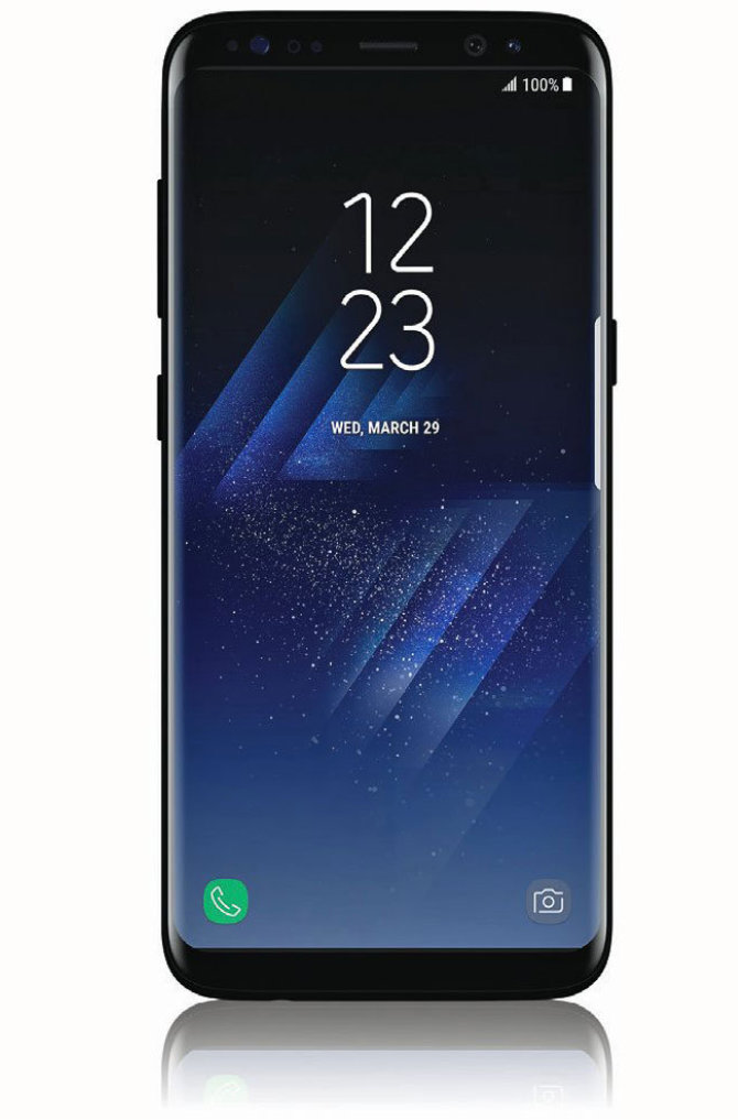 Samsung s8 smartphone